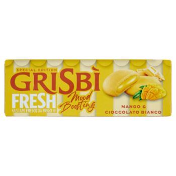 Grisbì Fresh Mood Boosting Mango & Cioccolato Bianco 9 x 12,5 g