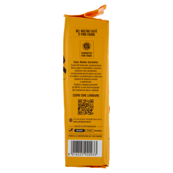 altromercato Pregiato moka Caffè 100% Arabica 250 g