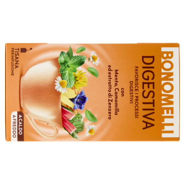 Bonomelli Tisane Digestiva Tisana per Infusione 16 Filtri 32 g