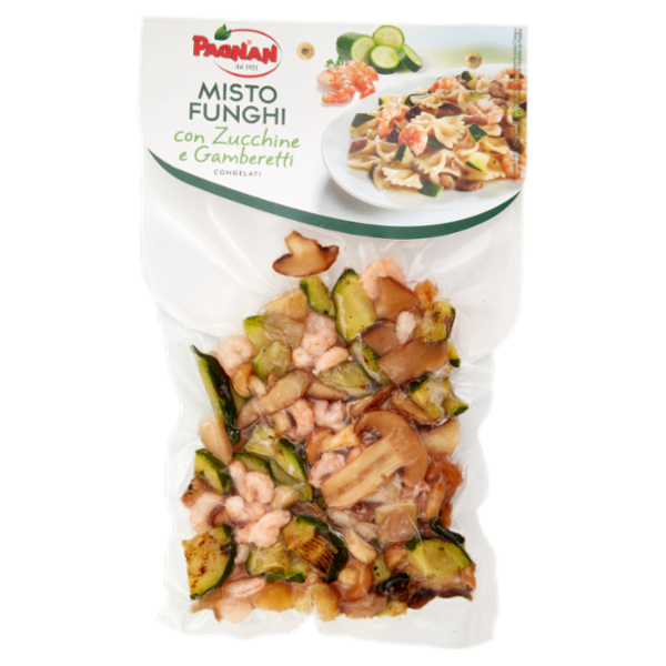 Pagnan Misto Funghi con Zucchine e Gamberetti Congelati 300 g