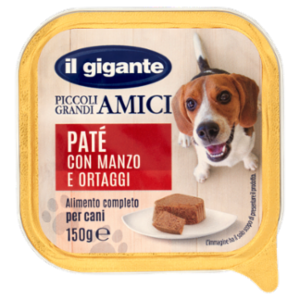 IL GIGANTE Piccoli Grandi Amici Paté Con Manzo e Ortaggi 150 g