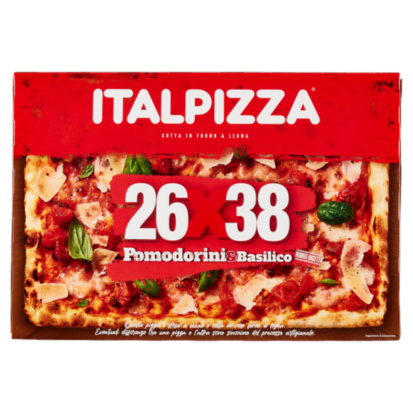Italpizza 26x38 Pomodorini & Basilico 580 g