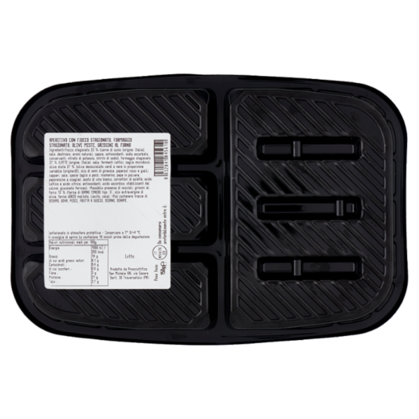 Terre Ducali Aperitiamo Fiocco di Prosciutto - Formaggio - Grissini - Olive 150 g