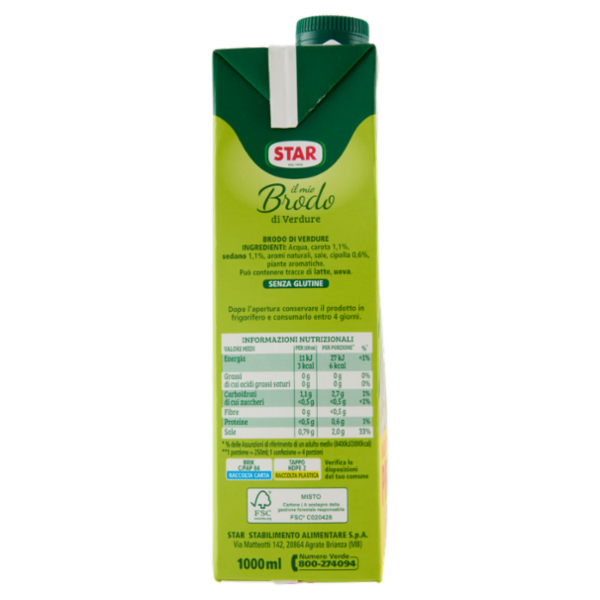 Star il mio Brodo di Verdure 1000 ml
