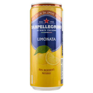 BIBITE SANPELLEGRINO, Bevande Gassate, Naturali, Limonata, Lattina 33cl