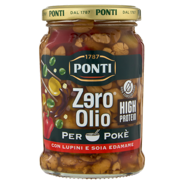 Ponti Zero Olio per Pokè con Lupini e Soia Edamame 290 g
