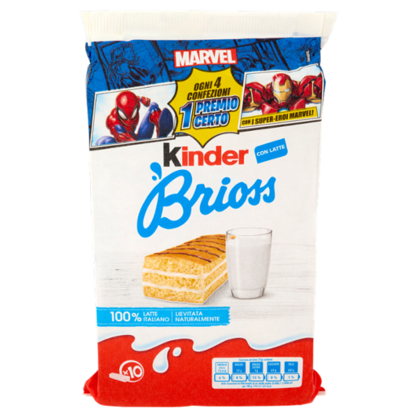 Kinder Brioss con i Super-Eroi Marvel 10 x 27 g