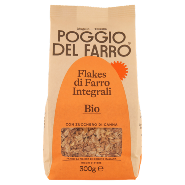 Poggio del Farro Flakes di Farro Integrali Bio 300 g