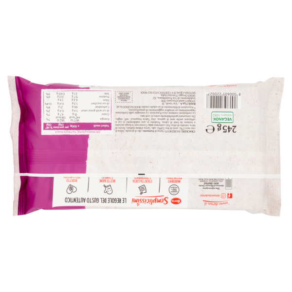 Doria Semplicissimi Crackers Riso Nero e Semi di Lino - 245 g