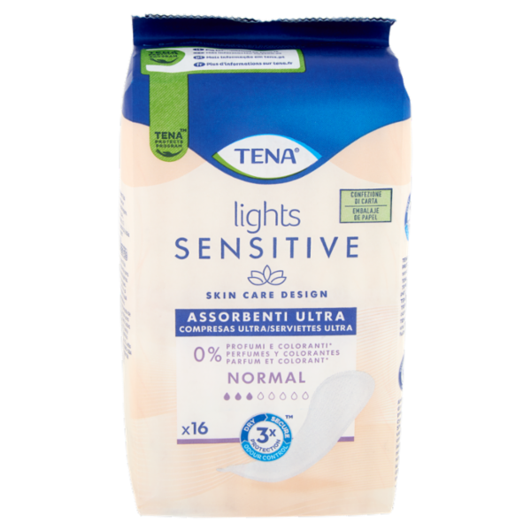 Tena lights Sensitive Assorbenti Ultra Normal 16 pz