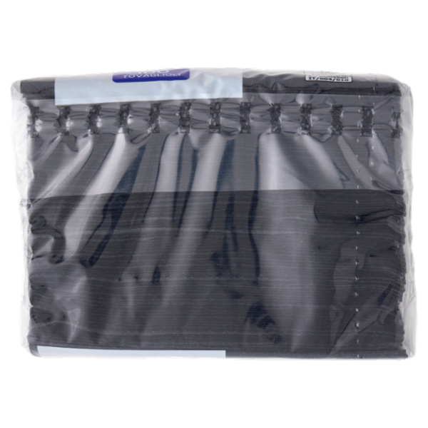 Selex Casa Bella Tovaglioli 2 Veli 25x25 cm Nero 100 pezzi