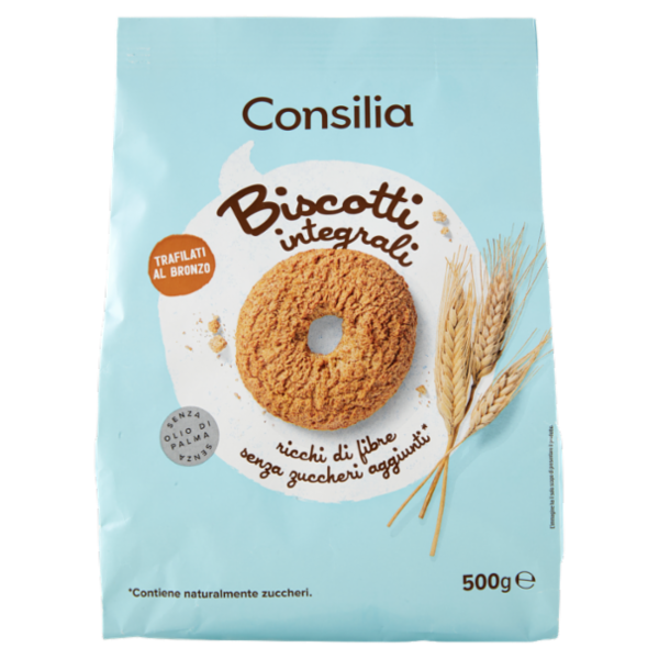 Consilia Biscotti Integrali Senza Zuccheri Aggiunti 500 g