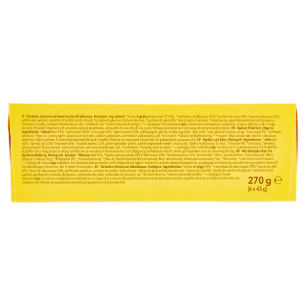 Germinal Bio Crostatina Albicocca 6 x 45 g