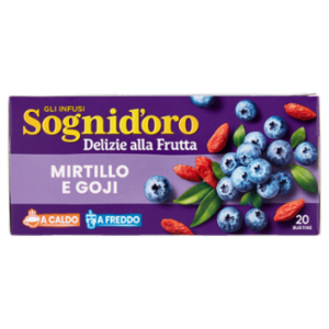 Sognid'oro Gli Infusi Delizie Alla Frutta Mirtillo e Goji Bustine 20 x 2,5 g