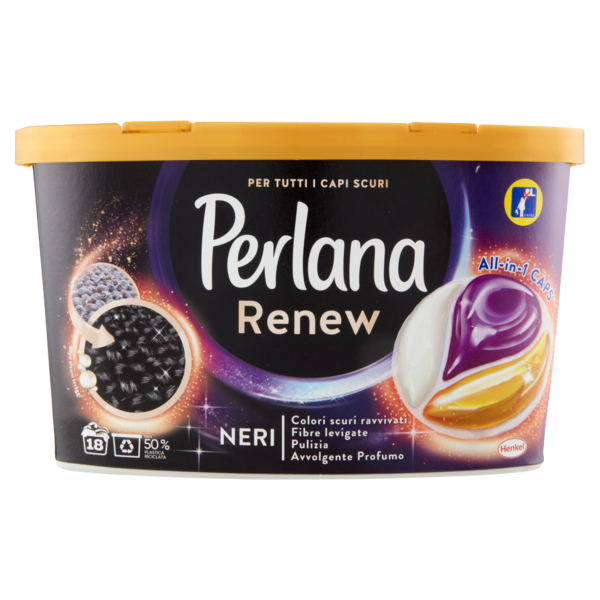 PERLANA Caps Renew Neri 18 x 14,5 g