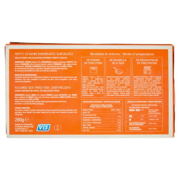 Vis Fritto di Mare Infarinato Surgelato 280 g