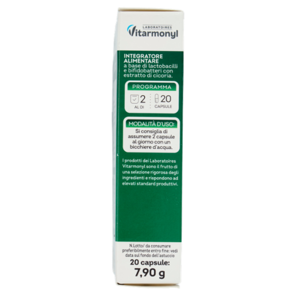 Laboratoires Vitarmonyl Prebiotico e Probiotico 20 Capsule 7,90 g