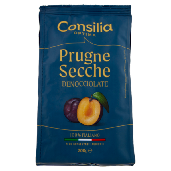 Consilia Optima Prugne Secche Denocciolate 100% Italiane 200 g