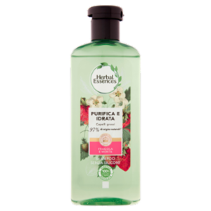 Herbal Essences Shampoo Formula Vegana Purifica e Idrata Con Fragola e Menta 250 Ml