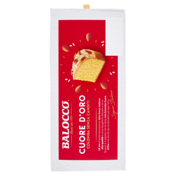 Balocco Cuore d'Oro Colomba Senza Canditi 750 g