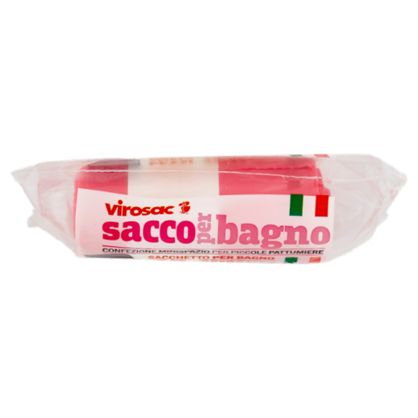 virosac sacco per bagno Sacchetto per Bagno 35x42 cm 6 Litri Small XS 30 pz