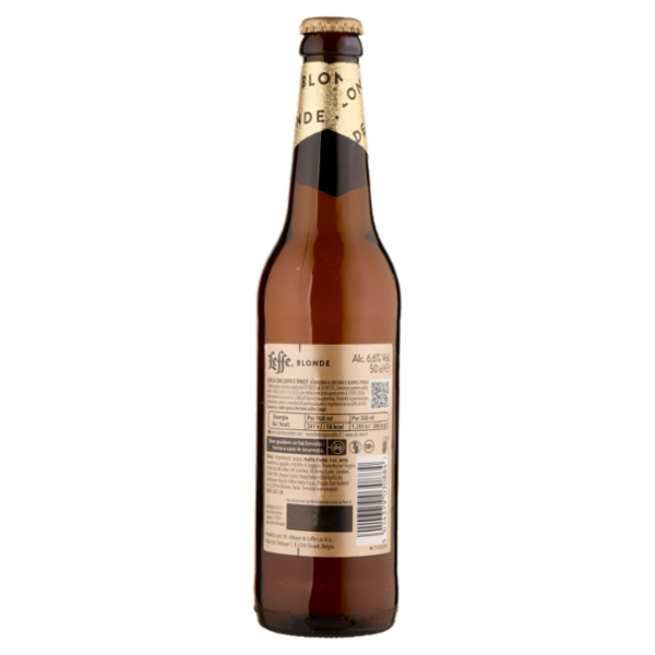 LEFFE Blonde Birra bionda belga d'abbazia doppio malto bottiglia 50cl