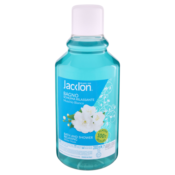 Jacklon Bagno Schiuma Rilassante Muschio Bianco 2000 ml