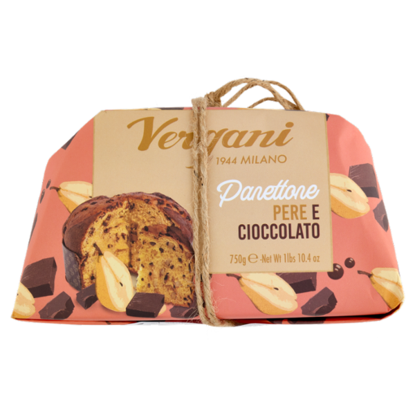 Vergani Panettone Pere e Cioccolato 750 g