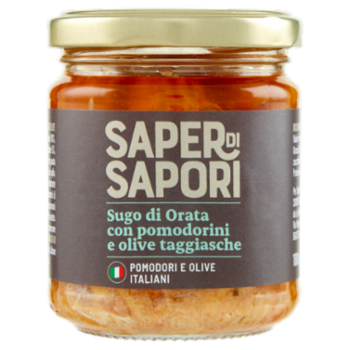 Selex Saper Di Sapori Sugo Di Orata Con Pomodorini e Olive Taggiasche 180 g