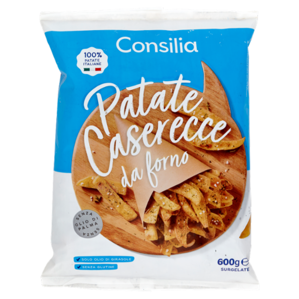 Consilia Patate Caserecce da Forno Surgelate 600 g
