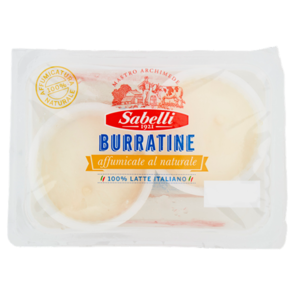 Sabelli Burratine affumicate al naturale 2 x 100 g