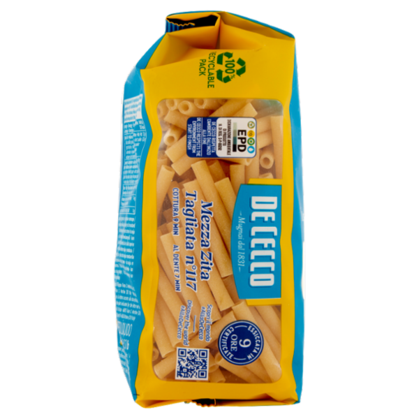 De Cecco Mezza Zita Tagliata n°117 500 g