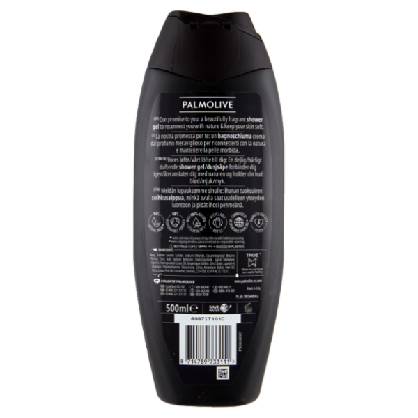 Palmolive bagnoschiuma Men Energising 3 in 1 con oli essenziali 500 ml