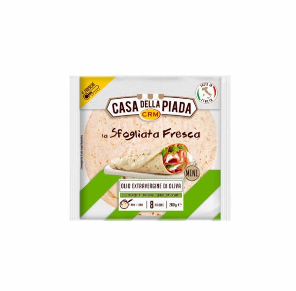 Casa della Piada CRM Mini Piadina La Sfogliata Fresca 200 g