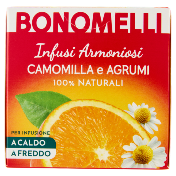 Bonomelli Infusi Armoniosi 100% Naturali Camomilla e Agrumi 12 filtri 24 g