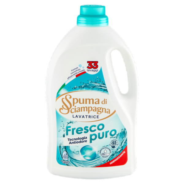 Spuma di Sciampagna Lavatrice Fresco puro 1551 ml