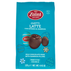 Zàini Ovetti Latte Con Ripieno Al Gianduia 125 g