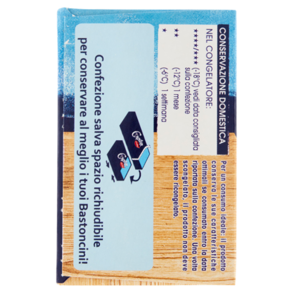 Capitan Findus 30 Bastoncini con 100% Filetti di Merluzzo 750 g