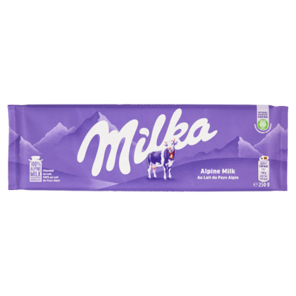 Milka Mmmax, maxi tavoletta di cioccolato al latte 100% alpino - 250g