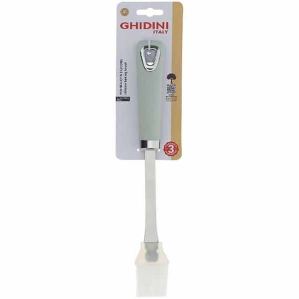 Ghidini Pennello Silicone Manico Verde Acqua
