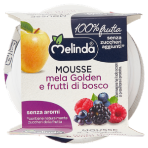 Melinda Mousse Mela Golden e Frutti Di Bosco 2 x 100 g
