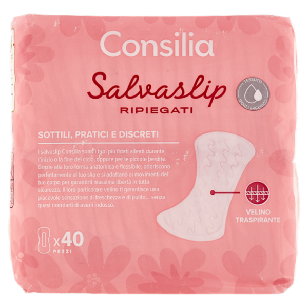 Consilia Salvaslip Ripiegati 40 pezzi