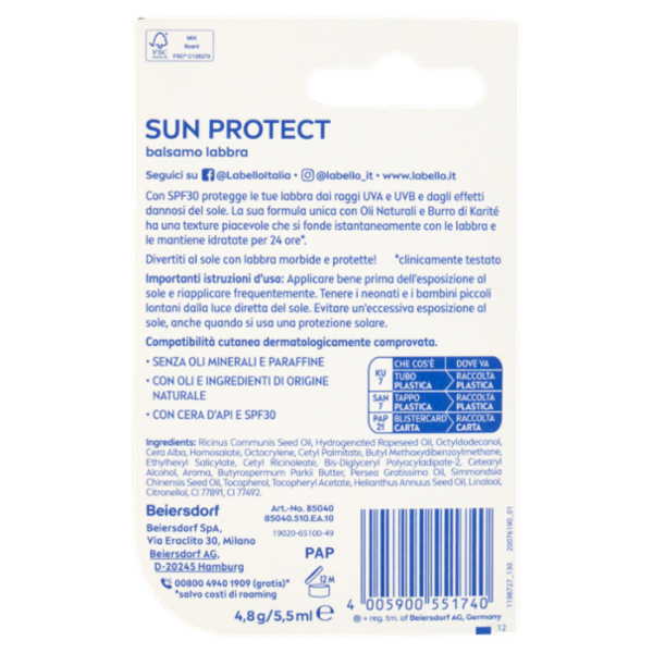 Labello Sun Protect SPF 30 4,8 g