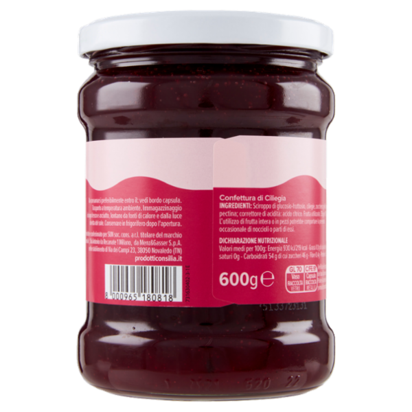 Consilia Confettura di Ciliegie 600 g