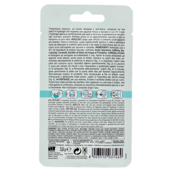 Clinians Intense A Lifting Rughe Patch Occhi Acido Ialuronico 3,6 g