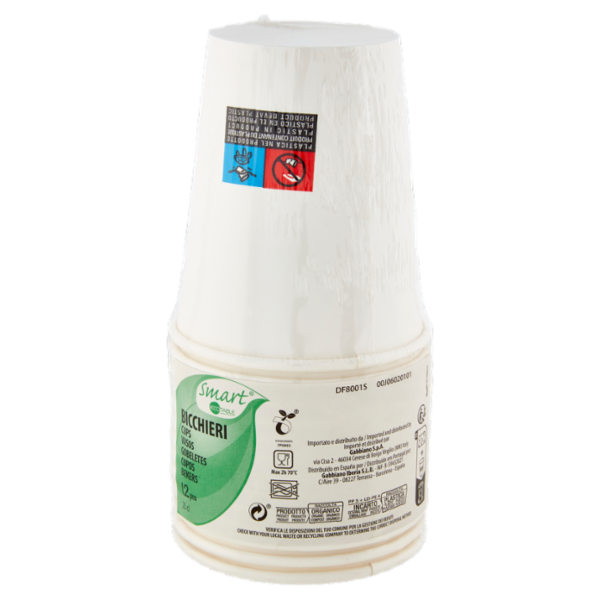 Smart Ecotable Bicchieri 25 cl 12 pz