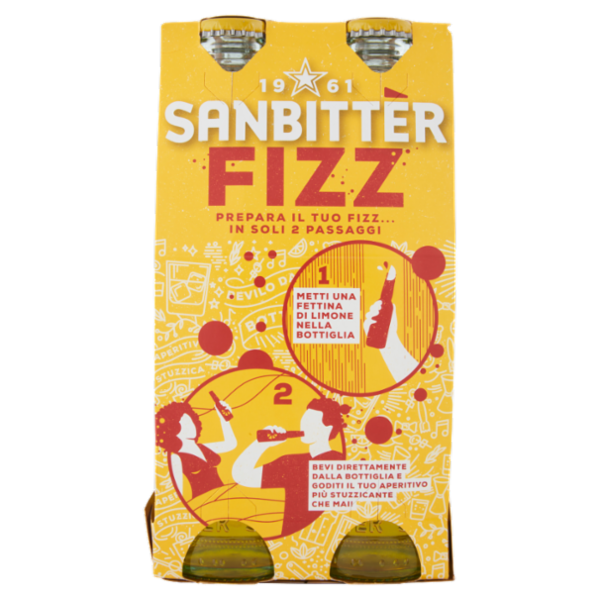 SANBITTÈR Fizz 4x25cl