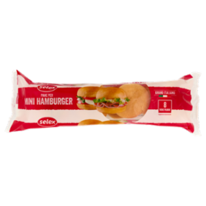 Selex Pane Per Mini Hamburger 8 Pezzi 200 g