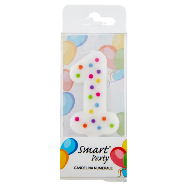 Smart Party Candelina Numerale 1 1 pz