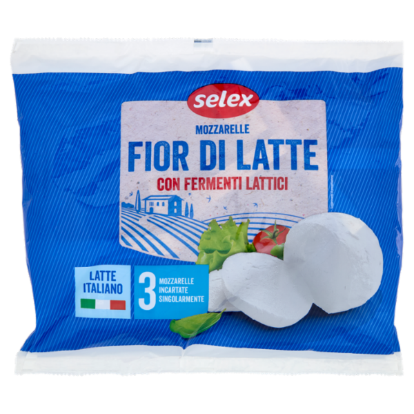 Selex Mozzarella Fior di Latte 3x125 g
